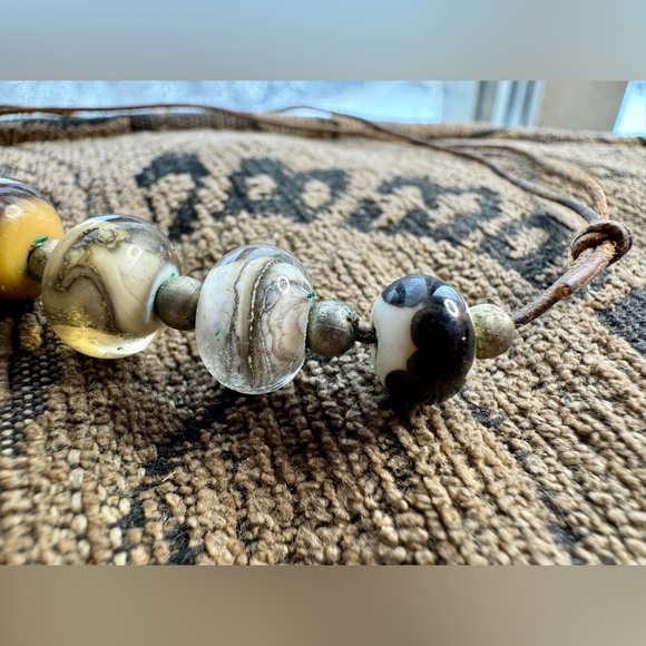 11 Vintage Murano Bead Necklace. - Picture 13 of 13